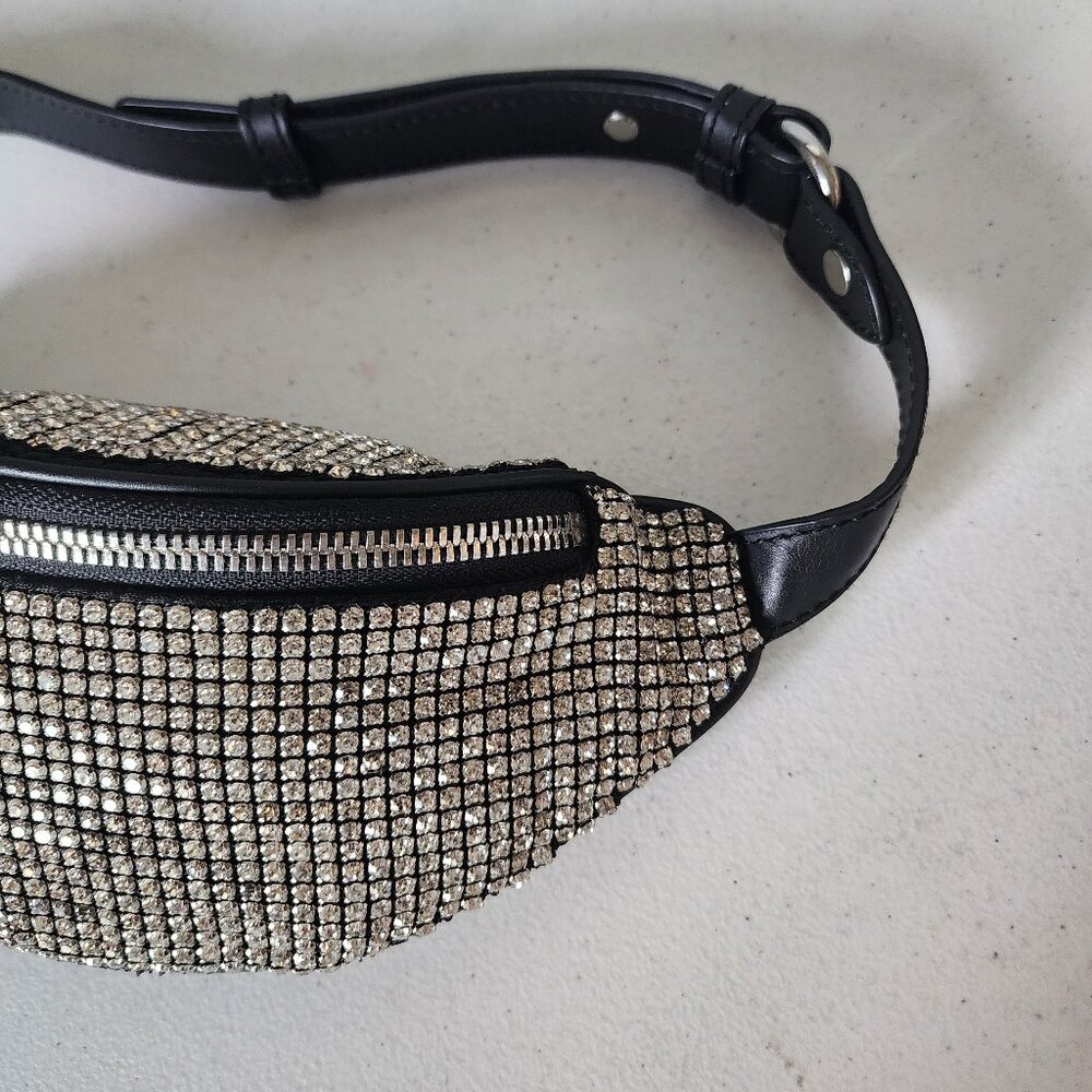 Alexander Wang Rhinestone Pouch/Sling Bag "EUC" - Picture 6 of 16